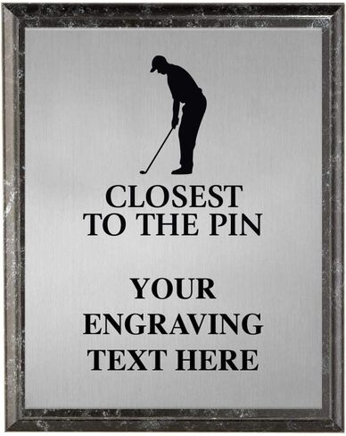 Crown Awards Closest to The Pin Plaques, Personalized Male Golf Trophy Plaque Award, Great Custom Engraved Golfing Gifts Prime in Kuwait