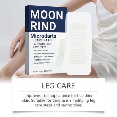 Moon Rind VeinTarget Microdarts Patch، علاج احترافي لأوردة الدوالي لبقع الساقين، 2026 علاج جديد لأوردة الدوالي للساقين، مكونات طبيعية لعلاج الساق لجميع أنواع البشرة (3 صناديق) in Kuwait