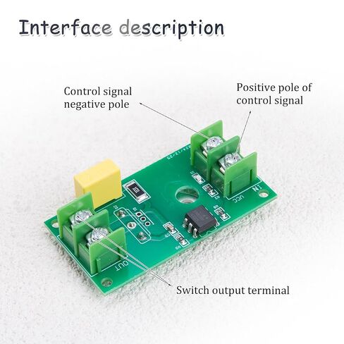 KOOBOOK 2Pcs High-Performance 1-Channel Solid State Relay (SSR) Module DC3-24V 40A Optocoupler Isolation IGBT Transistor Switch for Enhanced Circuit Safety in Kuwait