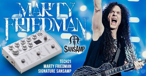 دواسة SansAmp من Tech 21 Marty Friedman Signature SansAmp in Kuwait
