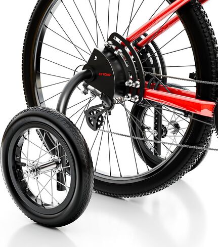 عجلات تدريب الدراجات، مثبت دراجات للبالغين مقاس 20 24 26 27.5 و29 بوصة - NEW EERONS NFORCE-360، يدعم أكثر من 200 رطل، ملاءمة عالمية وقابلة للتعديل، يحول الدراجة العادية إلى دراجة ثلاثية العجلات in Kuwait