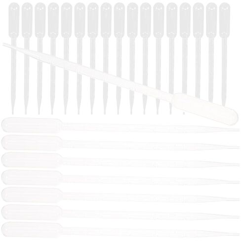 100 Pcs Plastic Dropper Pipettes 5ml Disposable Calibrated Plastic Pipettes for Laboratory Use with Smooth Appearance and Easy Accurate Liquid Transmission in Kuwait