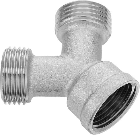 Ciieeo 3/4 Inch Y Shaped Copper Washing Machine Hose Splitter Connector with Leakproof Connection and Temperature Resistant Tee Splitter for Kitchen and Home Plumbing in Kuwait
