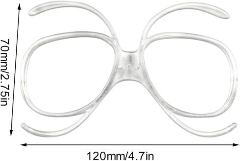 Ski Goggles Insert, TR90 Flexible Adapter for Snowboarding Eyewear, ImpactResistant Design for Adults in Kuwait