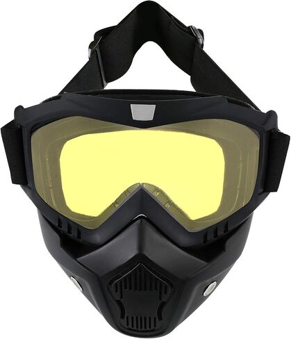 Snow motorcycle goggles with detachable face mask Off road ATV off-road motorcycle goggles UV resistant adjustable MX goggles in Kuwait