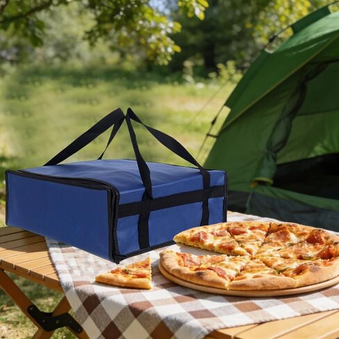 Insulated Pizza Bag 20x20x8 Inch, Thermal Food Delivery Bag with Superior Heat Retention, Leakproof & Foldable for Catering, Delivery Drivers & Home in Kuwait