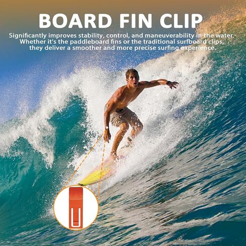 6 Pack Paddle Board Fin Clip,Replacement Surfboard Fin Base Pin,Surfboard Fin Fastener Base Pin for Adults Beginners Professionals in Saudi Arabia