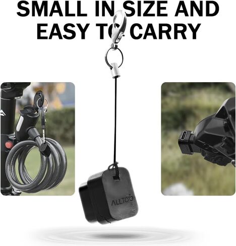 لمحول شاحن Shimano DI2 EC300 USB-C | محول 4 دبابيس إلى نوع C لدوارات المسار الإلكترونية ذات 12 سرعة | كابل شحن مدمج لدراجة الطوارئ للدراجات على الطرق/الجبلية in Kuwait