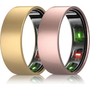 4 Pack Cover Compatible with Oura Ring Gen 4/3, Charging Directly with TPU Ring Protector, Sturdy, Suitable for Gym, Training (Size 8, Gold+Rosegold+Silver+Clear) in Saudi Arabia