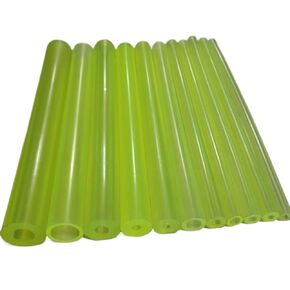 Polyurethane Hollow Rods Length 500mm - 75A Hardness, Oil/Wear Resistant PU Tubes(30 * 15MM) in Saudi Arabia