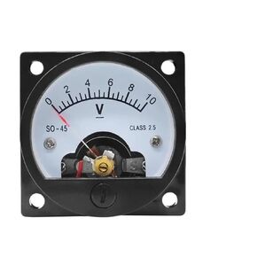 Square 45 * 45mm DC 10V 15V 20V 25V 30V 50V 100V SO45 Pointer Type Voltage Analog Meter(150V) in Kuwait