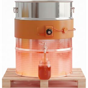 Adjustable Silicone Drum Heater Band with Thermostat - Waterproof, High-Temperature Resistant, Perfect for Metal Pails, Honey Oil & Viscous Liquids Heating in Kuwait