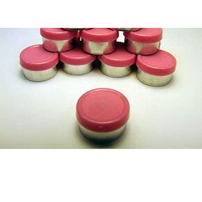 20MM / 13MM Dual/Single Tone Flip Top Seals[Caps] (13MM, Pink, 100) in Saudi Arabia