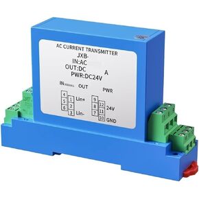 JXK-21 Current Sensor Transmitter 0-1A 0-10A Voltage 0-100V to 0-5V DC24V(Input Dc 0-1000v) in Kuwait
