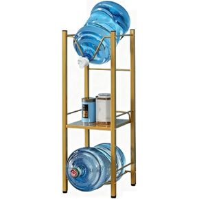 3/4-tier Inverted Bucket Rack,Heavy-duty Steel Water Storage Rack,Capable of Supporting 150 Kg,Suitable for Homes/offices with Limited Space(130X35x35cm) in Kuwait