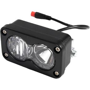 Ebike Light - 2 Pin Fit for Rad Power Bikes RadRunner RadMini RadRover RadExpand Vamoose Mammoth - 20W 6000-6500K Spot Floodlight Ebike Headlight（White） in Kuwait