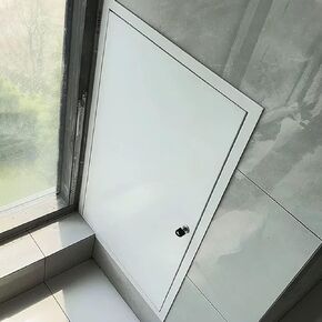 لوحة وصول للحوائط الجافة قابلة للقفل - باب فحص السباكة العازل للصوت، مقاس 14 × 34 بوصة (36 × 86 سم) مع مفتاحين، وغطاء فتحة تثبيت على شكل حرف F للوصول إلى فتحة الحائط in Kuwait