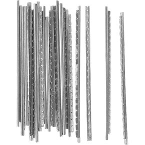 ULTECHNOVO 19pcs Nickel White Copper Guitar Frets for Folk and Small Guitars High Strength Acoustic Parts with Attractive Silver Finish Professional Use Fret Wire Replacement Set in Kuwait