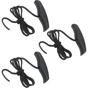 MKA-45 Trolling Motor Rope Handle Replacement for Minn Kota Maxxum & Edge – Heavy-Duty Black Handle Compatible with MinnKota Lift & Release Rope 3-Pack in Saudi Arabia
