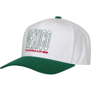 FIFA World Cup 2026 Men's Official 2-Tone Country Wordmark Logo Adjustable Snapback Hat Cap One Size in Kuwait
