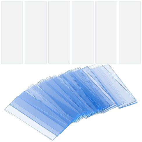 VOSAREA 100PCS Pre-Cleaned Plastic Microscope Slides, Clear Blank Microscope Glasses, Slides for Laboratory Urine Tests and Science Education Specimen Analysis (2.95x0.98x0.04 Inches) in Kuwait