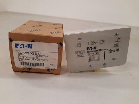 إيتون كاتلر هامر C320KGS31 AUX CONT FOR FRDM الحجم 3 L-N BASE AUX 1NO in Kuwait