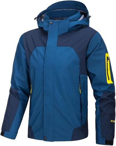 Outdoor Hiking Jacket Men Women Windproof Wear-Resisting Hooded Coat Climbing Camping Fishing Jacket Couple in Saudi Arabia