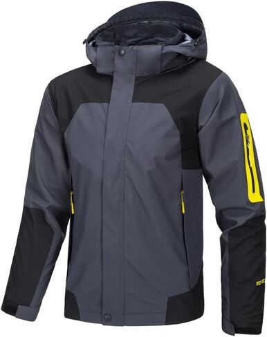 Outdoor Hiking Jacket Men Women Windproof Wear-Resisting Hooded Coat Climbing Camping Fishing Jacket Couple in Saudi Arabia