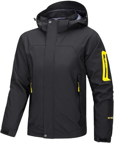 Outdoor Hiking Jacket Men Women Windproof Wear-Resisting Hooded Coat Climbing Camping Fishing Jacket Couple in Saudi Arabia