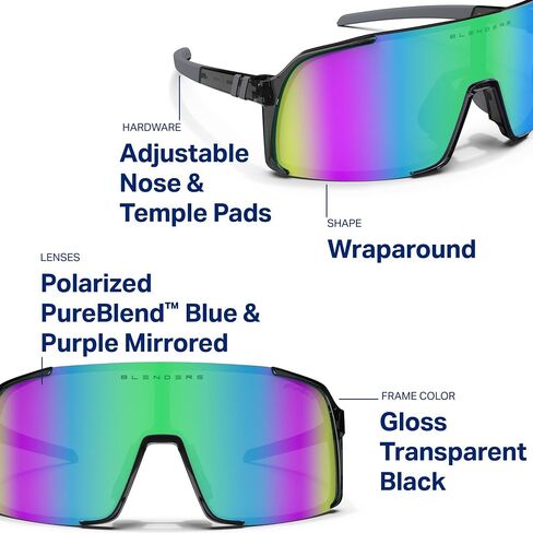 Exposé Eyewear Exposé - النظارات الشمسية المستقطبة - منصات الأنف القابلة للتعديل - 100 ٪ حماية للأشعة فوق البنفسجية - للرجال والنساء in Kuwait