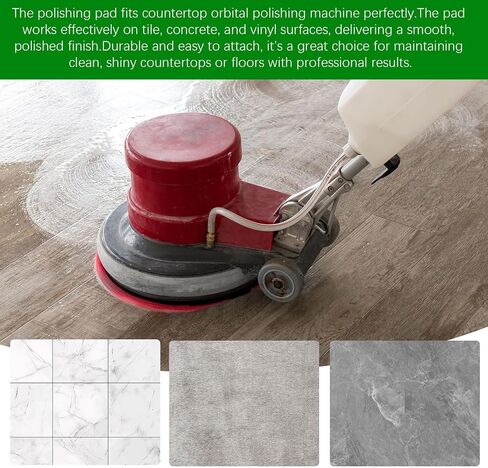 12" Orbiter Cleaning Pads for Oreck ORB550MC Orbiter Floor Machine,2-Pack Commercial Floor Scrubber Pads for Tile, Concrete, and Vinyl Surfaces Scrubbing in Kuwait