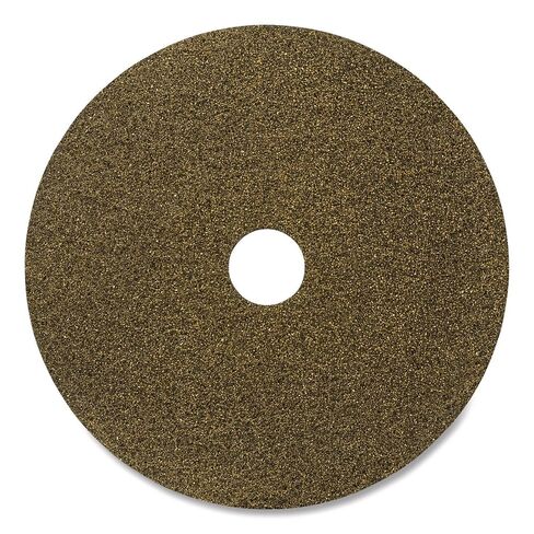 Americo Black Diamond 1500 Yellow Initial Polishing Flood Pad, 27" Diameter, Medium Gloss, 1500 Grit, 2 Pads/Case, Made in The USA in Kuwait