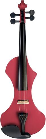 4/4 Full Size Electric Violin, Solid Wood Silent Violin, with Violin Bow、 Bridge、 Case, for Beginner & Professional Use (Brown) in Kuwait