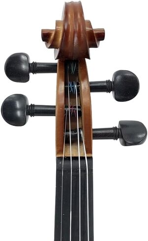 Vetimobato Luthier's Choice 4-String Left hand 4/4 Electric Violin, Full Size Solid Maple & Spruce Body with Ebony Fittings for Professional & Student, Complete Set with Bow and Case (4/4) in Kuwait