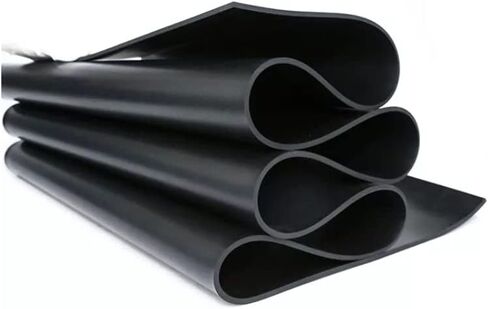 0.16" (4 mm) Thick - Santoprene Rubber Sheets and Rolls - Solid Rubber Sheets, Rolls & Strips for Gaskets Material, Weather Stripping, Flooring, Black… (12" x 24", 0.16" (4 mm)) in Kuwait