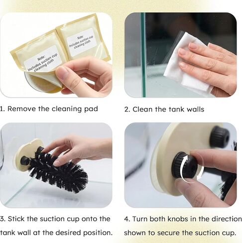 360° Glass Cup Cleaning Brush, Water Bottle Cleaning Glass Washer Brush Cup Sink Washer Brush with Suction Base Bristle Brushfor Sink, Flexible Bristles Double Sided Glass Cup Cleaning Brush (Black) in Kuwait
