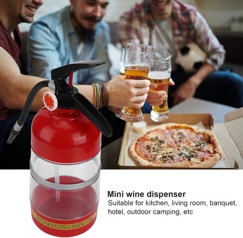 2L Liquor Dispenser, Portable Fire Extinguisher Container Beer Dispenser Beer Water Barrels Bar Beverage Liquor Rack Machine for Restaurants, Cafeterias, Home in Kuwait