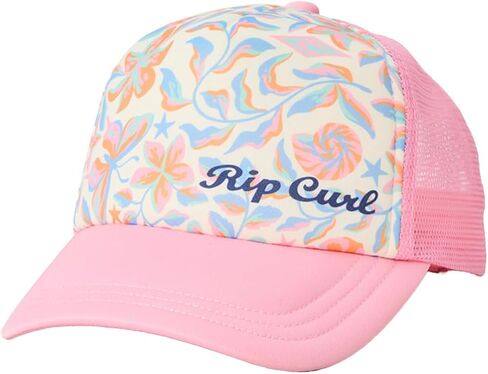 قبعة سائق الشاحنة Rip Curl للفتيات الكبيرات - وردي فاتح in Kuwait