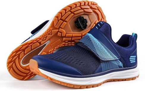 Men’s SPD Cycling Shoes with Cleats – Breathable Spin Bike Shoes, Comfortable Walkable Indoor Outdoor Cycling Shoes for Road Bike in Kuwait