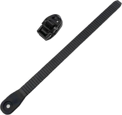 Roller Skate Straps, Black Nylon, 10 in / 25.5 cm Long Replacement Set with Buckle and Cable Tie, Adjustable Inline Skate Straps in Kuwait