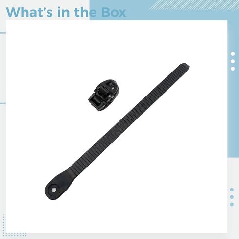 Roller Skate Straps, Black Nylon, 10 in / 25.5 cm Long Replacement Set with Buckle and Cable Tie, Adjustable Inline Skate Straps in Kuwait