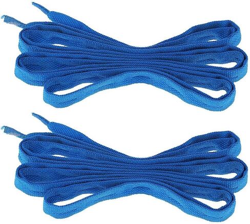 Skate Shoelaces Pair Roller Skates Laces Inline Skate Strings Speed Skating Hockey Shoe Laces Nylon Suitable for Women Men Outdoor, Blue in Kuwait