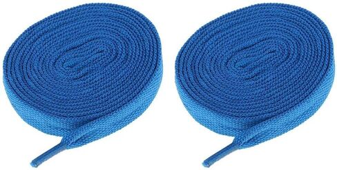 Skate Shoelaces Pair Roller Skates Laces Inline Skate Strings Speed Skating Hockey Shoe Laces Nylon Suitable for Women Men Outdoor, Blue in Kuwait