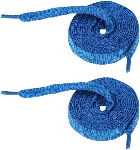 Skate Shoelaces Pair Roller Skates Laces Inline Skate Strings Speed Skating Hockey Shoe Laces Nylon Suitable for Women Men Outdoor, Blue in Kuwait