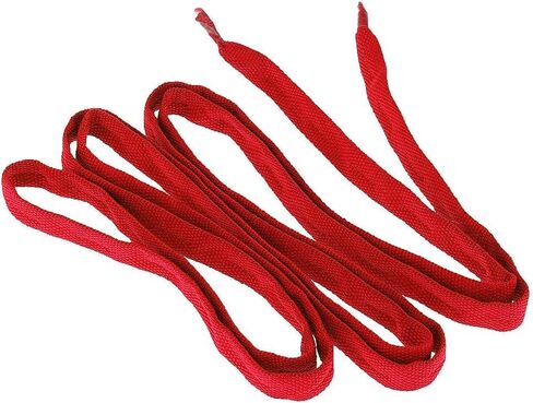 Skate Shoelaces Pair Roller Skates Laces Inline Skate Strings Speed Skating Hockey Shoe Laces Nylon Suitable for Women Men Outdoor, Red in Kuwait