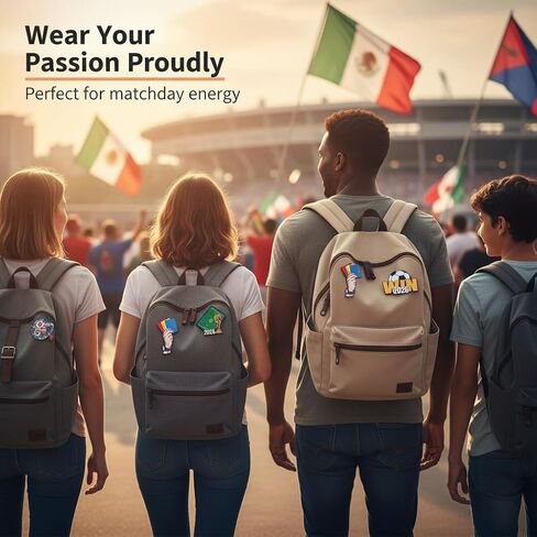 4 قطع دبابيس بروش كرة القدم، مستلزمات حفلات مشجعي كأس العالم لكرة القدم 2026 in Kuwait