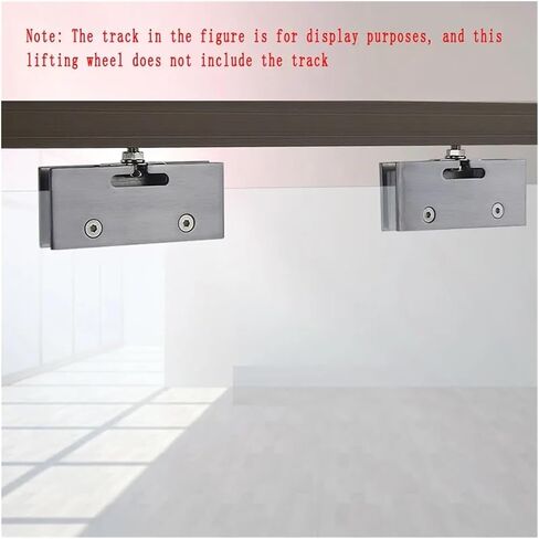 Cold-Rolled Steel Glass Door Hanging Wheels Load Bearing Sliding Door Hanging Pulley Glass Roller Hanging Track Pulley in Kuwait