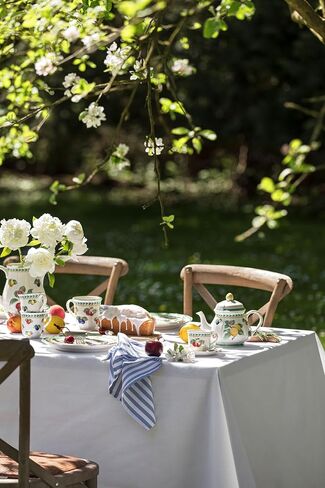 Villeroy & Boch French Garden Fleurence Mug ، الخزف الممتاز ، المصنوع في ألمانيا وغسالة الصحون وميكروويف آمنة ، 10 أوقية ، أبيض/متعدد الألوان in Kuwait