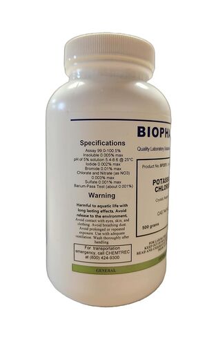 Potassium Chloride ACS Reagent (500 Grams) in Kuwait