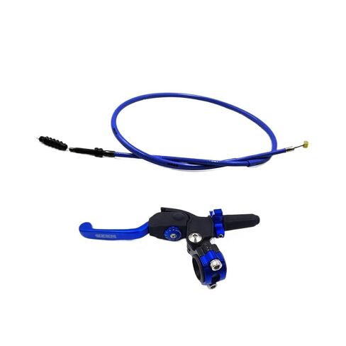 CNC Motorcycle Hydraulic Clutch Kit with Lever Master Cylinder Braided Oil Hose and Adjustable Folding Handle Universal Accessories(Red) in Kuwait